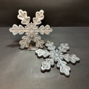 Silver Snowflake Holiday Decor